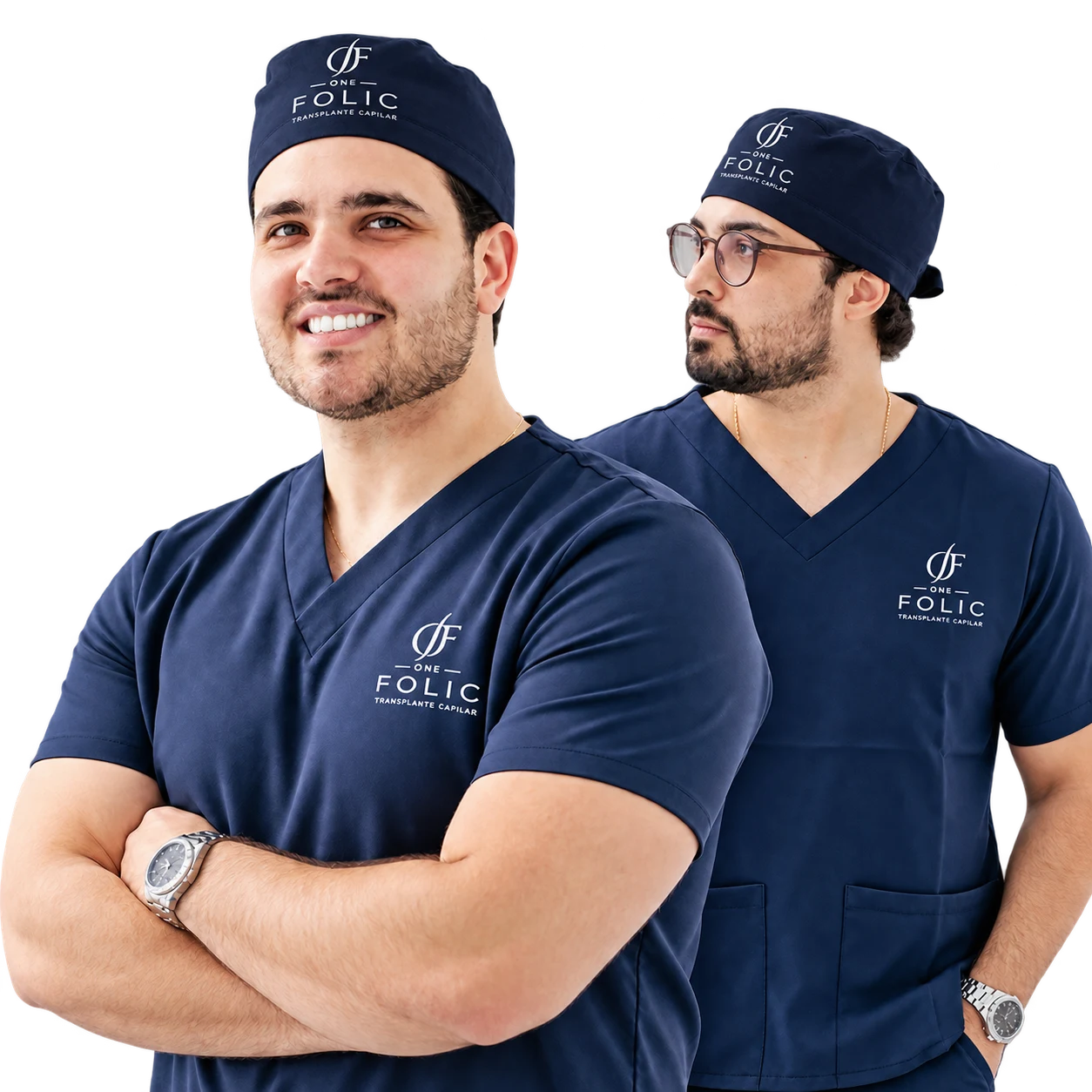 Dr. Fernando Maciel e Dr. João Victor Souto, cirurgiões da One Folic
